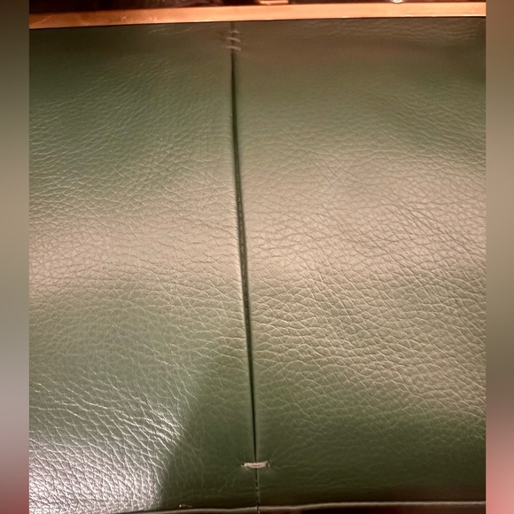 American Leather Co Grace Oversized Clutch NWT - Picture 5 of 12